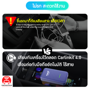 ขายกล่อง carplay android auto ราคาถูก carlinkit 4.0 