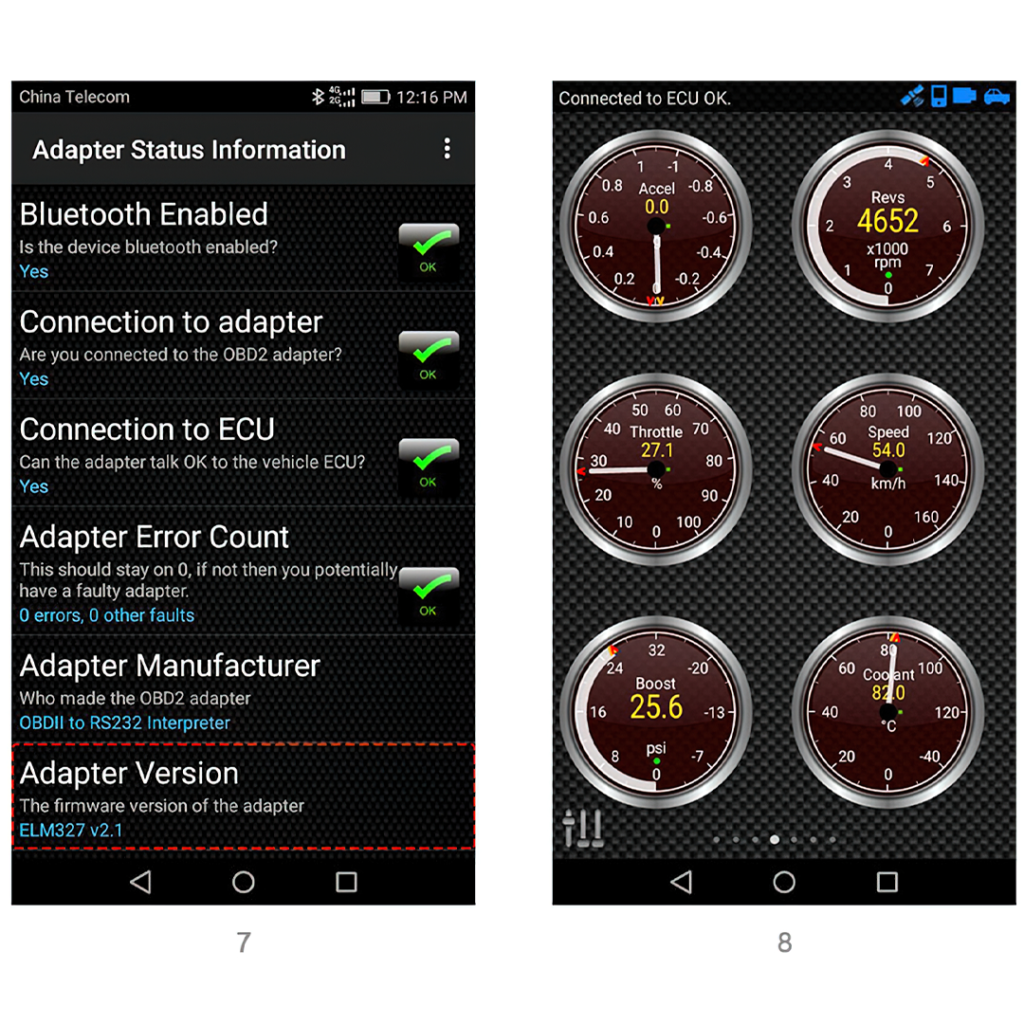 15330 เครื่องมือวัดค่าและตรวจจับพลังงานในรถยนต์ Vgate iCar Pro OBDII
